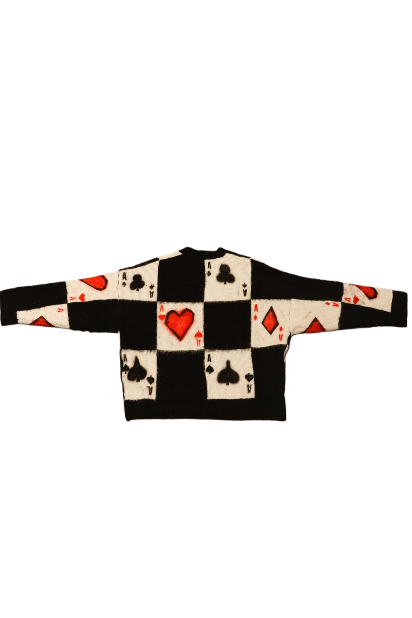 “Queen of Cards” Mohair Sweater