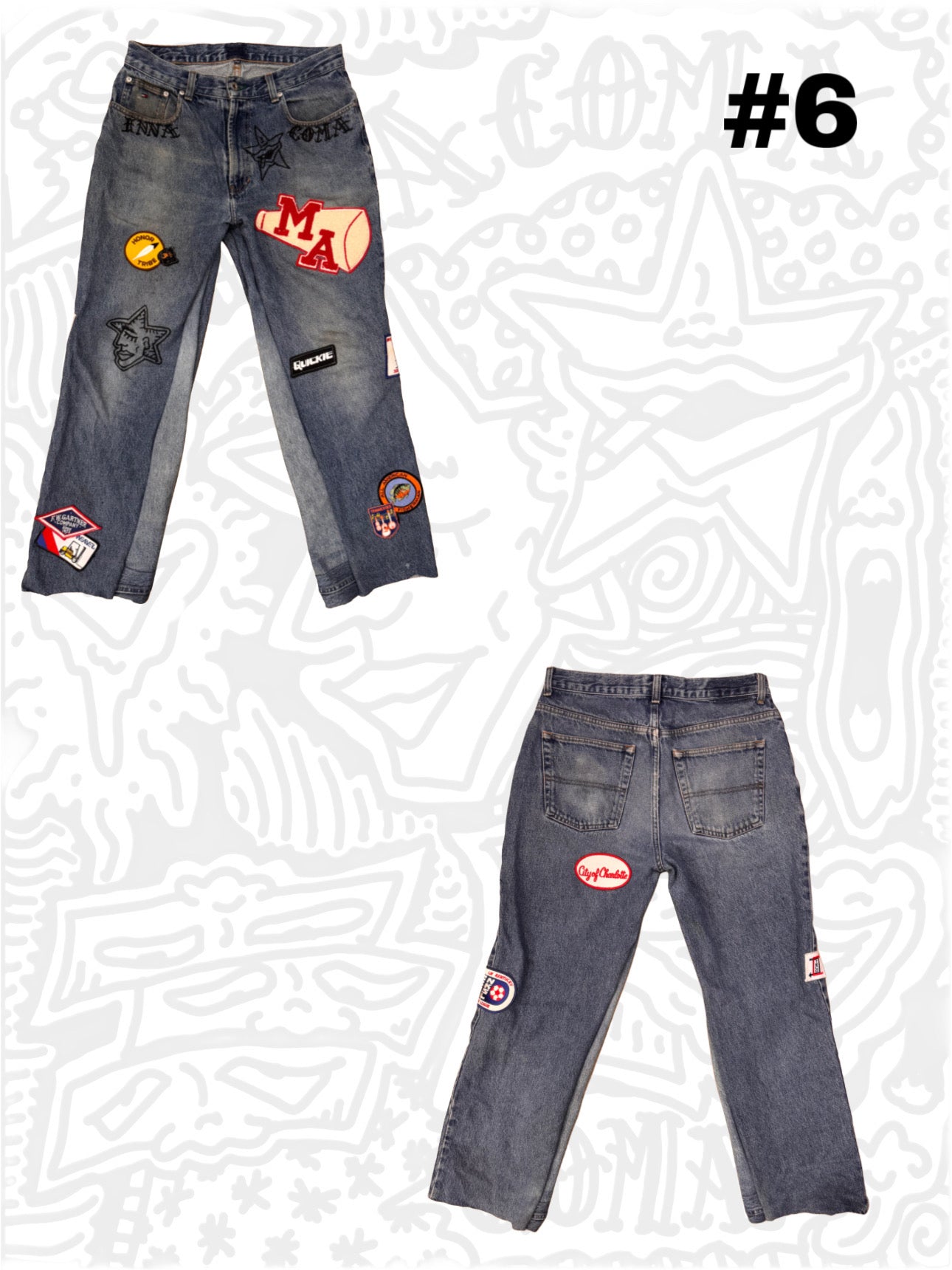 STARSTRUCK PATCHWORK JEANS