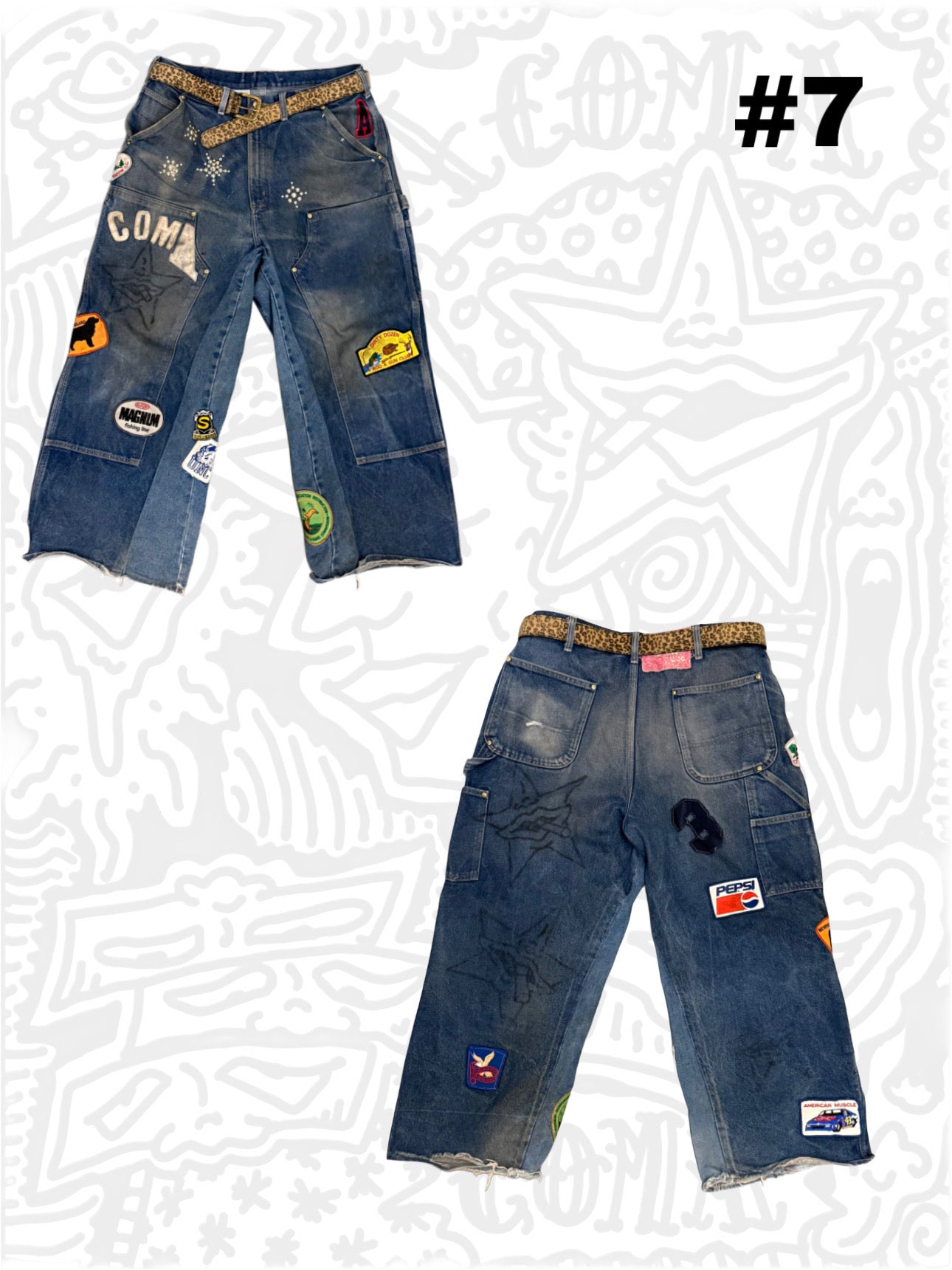 STARSTRUCK PATCHWORK JEANS