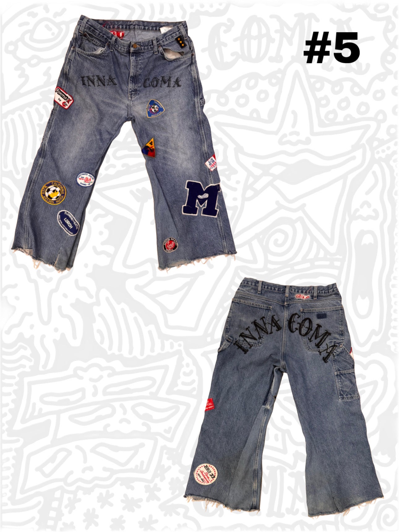 STARSTRUCK PATCHWORK JEANS