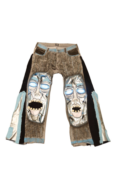 “Cyborg Chic” LED Flared Pants