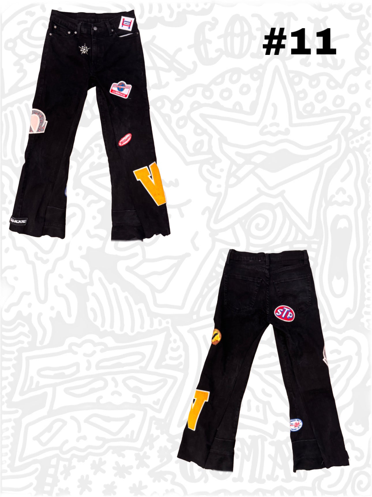STARSTRUCK PATCHWORK JEANS