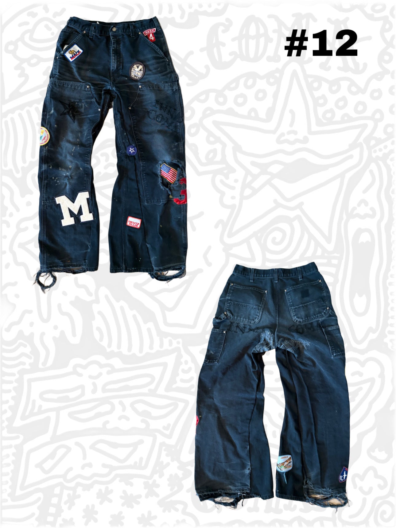 STARSTRUCK PATCHWORK JEANS