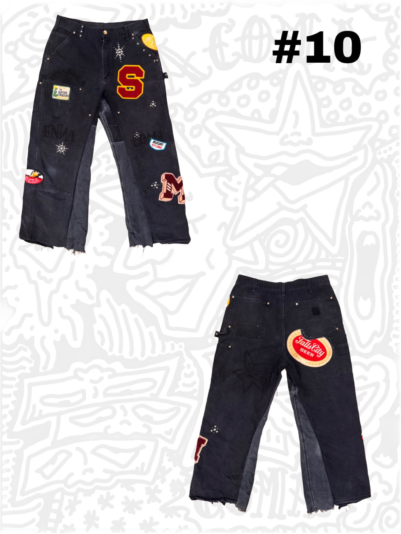 STARSTRUCK PATCHWORK JEANS