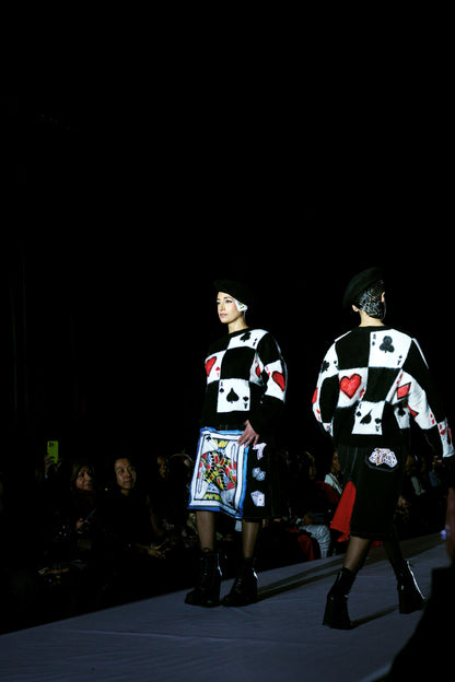 “Queen of Cards” Mohair Sweater