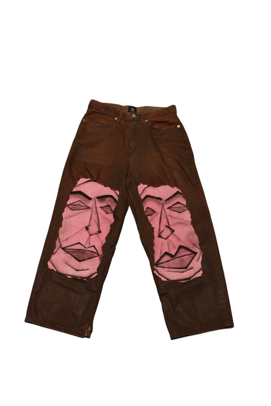 “Mosaic Faces” Pants